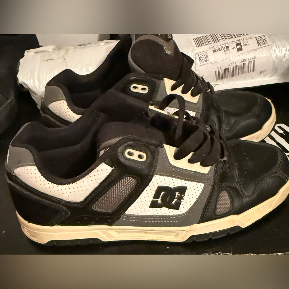 DC Black and White Sneakers